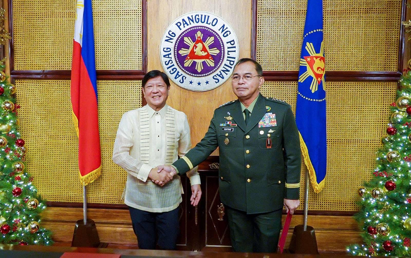 President Ferdinand R. Marcos Jr. has appointed Gen. Andres Centino as Chief of Staff of the Armed Forces of the Philippines. Centino replaces previous appointee, Lt. Gen. Bartolome Bacarro.