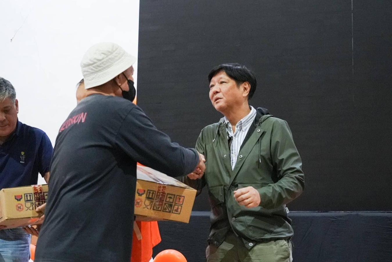 President Ferdinand R. Marcos Jr. on Wednesday visited areas battered by torrential rains in Misamis Occidental and led the distribution of some P16.04 million worth of assistance to affected families in the province.