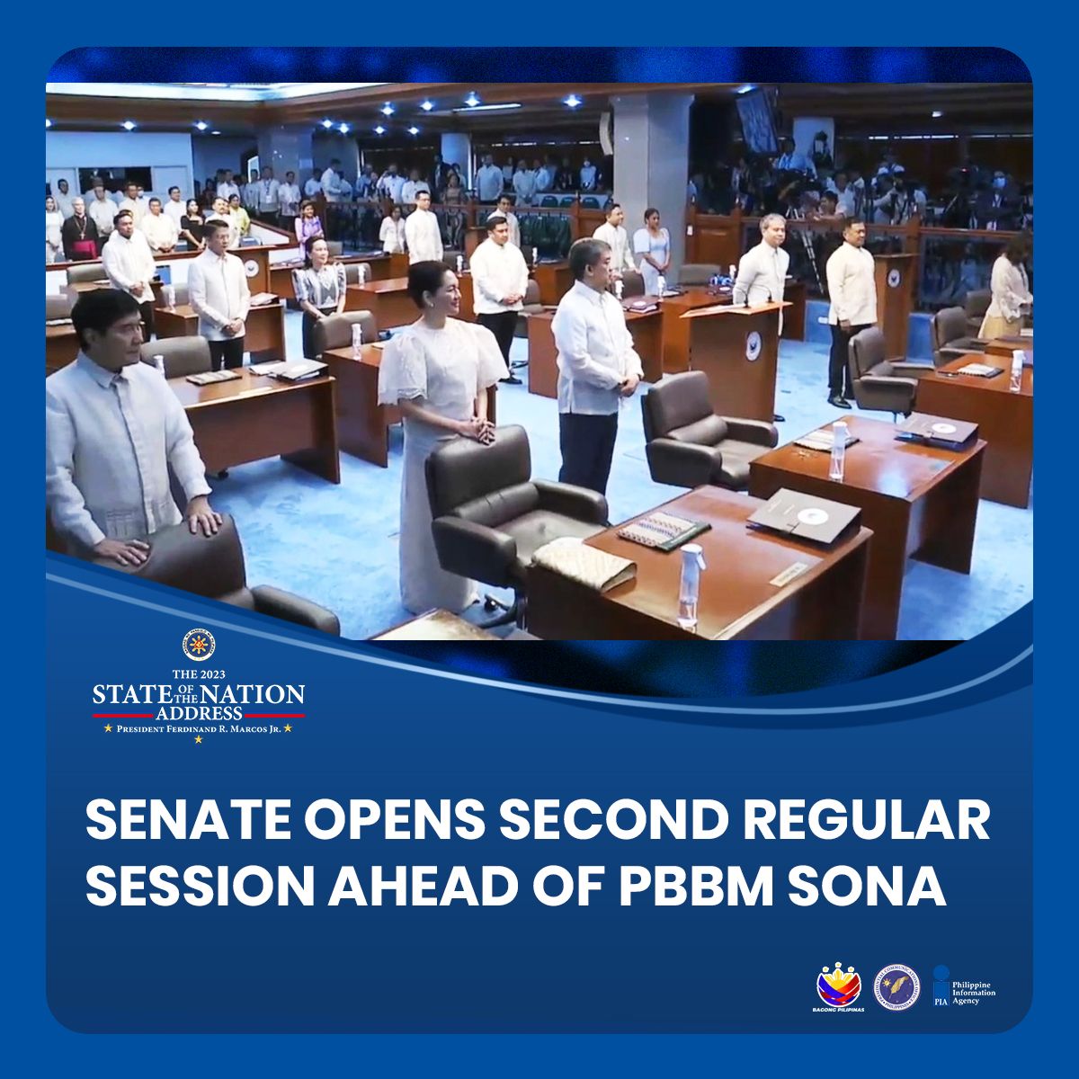 Senate Opens Second Regular Session ahead of PBBM SONA Presidential